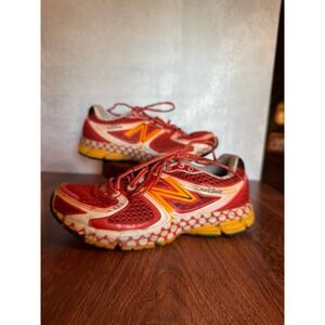 Run Disney New Balance Mickey Mouse Running Shoes Red Yellow Rare Womens 8.5